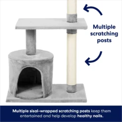 Frisco 38-in Cat Tree With Condo, Top Perch & Toy -PetPalace Picks 214377 PT3. AC SS1800 V1667227088