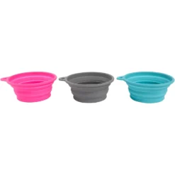 Frisco Silicone Collapsible Travel Bowl Set