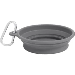 Frisco Silicone Collapsible Travel Bowl With Carabiner -PetPalace Picks 216036 PT2. AC SS1800 V1591020481
