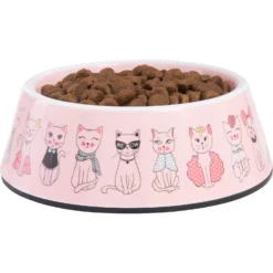 Frisco Pink Cute Cats Melamine Bowl 8 Frisco Pink Cute Cats Melamine Bowl -PetPalace Picks 216043 PT2. AC SS1800 V1591020680