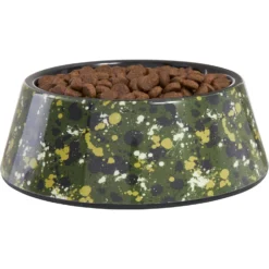Frisco Camo Paint Splashed Melamine Bowl 9 Frisco Camo Paint Splashed Melamine Bowl -PetPalace Picks 216066 PT2. AC SS1800 V1591021011