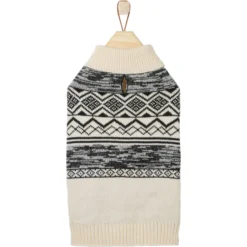 Frisco Black & Cream Turtleneck Sweater 10 Frisco Black & Cream Turtleneck Sweater -PetPalace Picks 223850 PT3. AC SS1800 V1599053779