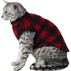 Frisco Ultra Lightweight Plaid Dog & Cat Fleece Vest 9 Frisco Ultra Lightweight Plaid Dog & Cat Fleece Vest -PetPalace Picks 224280 PT2. AC SS1800 V1599496583