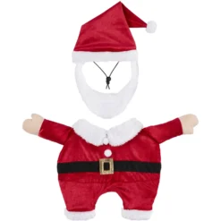 Frisco Front Walking Santa Dog & Cat Costume, 1 Count -PetPalace Picks 228785 PT4. AC SS1800 V1600708691