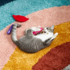 Frisco Retro Lip Gloss Plush Cat Toy With Catnip, 3 Count -PetPalace Picks 230274 PT3. AC SS1800 V1602639773