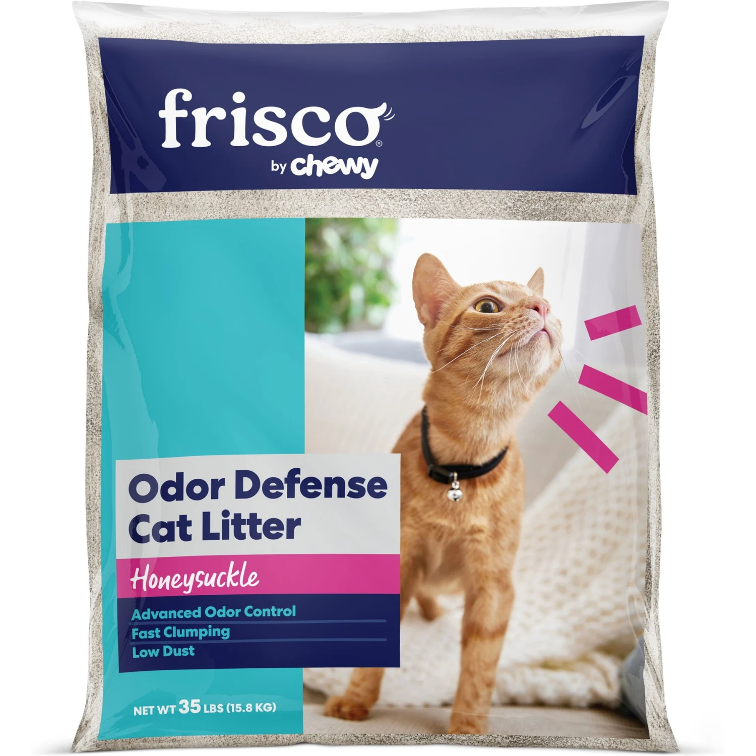 Frisco Odor Defense Honeysuckle Scented Clumping Clay Cat Litter 1 Frisco Odor Defense Honeysuckle Scented Clumping Clay Cat Litter
