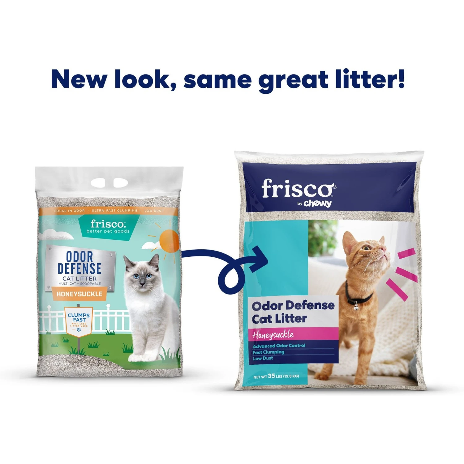 Frisco Odor Defense Honeysuckle Scented Clumping Clay Cat Litter 2 Frisco Odor Defense Honeysuckle Scented Clumping Clay Cat Litter - Image 2