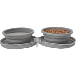 Frisco Travel Collapsible Silicone Dog & Cat Bowl -PetPalace Picks 232062 PT3. AC SS1800 V1605134535