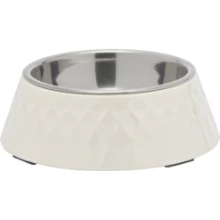 Frisco Hammered Melamine Stainless Steel Dog Bowl