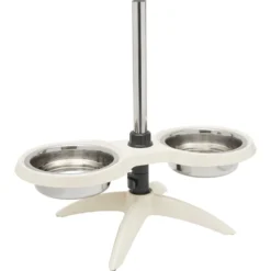 Frisco Adjustable Stainless Steel Double Elevated Dog Bowls 9 Frisco Adjustable Stainless Steel Double Elevated Dog Bowls -PetPalace Picks 232097 PT2. AC SS1800 V1605110599