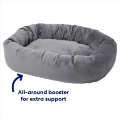 Frisco Velvet Round Bolster Dog Bed W/Removable Cover 8 Frisco Velvet Round Bolster Dog Bed W/Removable Cover -PetPalace Picks 232178 PT2. AC SS1800 V1671203057
