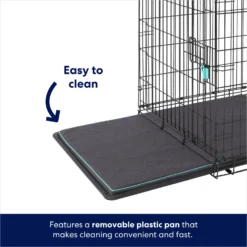 Frisco Heavy Duty Enhanced Lock Double Door Fold & Carry Wire Dog Crate & Mat Kit 11 Frisco Heavy Duty Enhanced Lock Double Door Fold & Carry Wire Dog Crate & Mat Kit -PetPalace Picks 233736 PT4. AC SS1800 V1671661416
