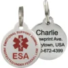 Frisco Emotional Support Animal Personalized Dog & Cat ID Tag, Round Shape
