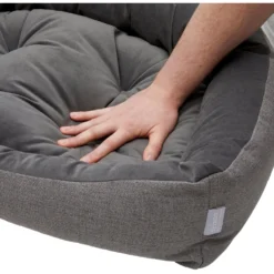 Frisco Rectangular Personalized Bolster Dog Bed W/Removable Cover -PetPalace Picks 234946 PT7. AC SS1800 V1600209453