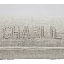 Frisco Orthopedic Personalized Bolster Dog Bed W/Removable Cover, Light Gray -PetPalace Picks 234952 PT4. AC SS1800 V1604528532