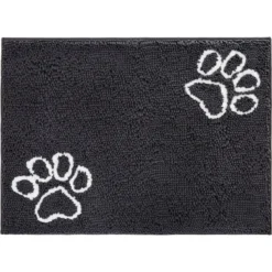 Frisco Microfiber Chenille Paw Print Doormat