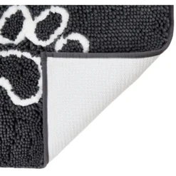 Frisco Microfiber Chenille Paw Print Doormat Runner -PetPalace Picks 235889 PT2. AC SS1800 V1603301792