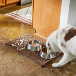 Frisco Microfiber Chenille Bones Mat -PetPalace Picks 235892 PT6. AC SS1800 V1606833198