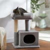 Frisco 24.8-in Faux Fur Cat Tree & Condo