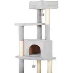Frisco 80-in Faux Fur Cat Tree & Condo 9 Frisco 80-in Faux Fur Cat Tree & Condo -PetPalace Picks 236556 PT4. AC SS1800 V1637694124