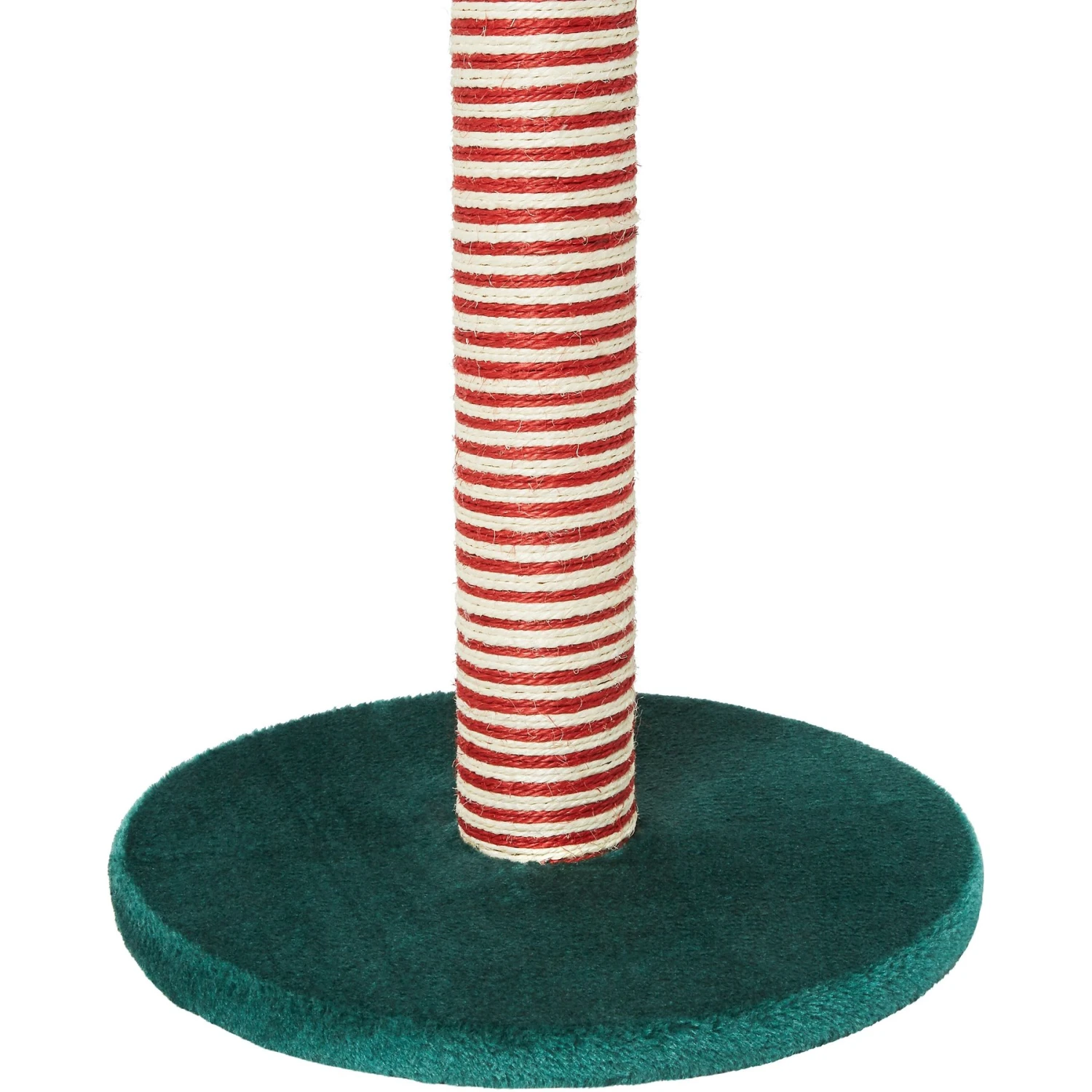 Frisco Holiday 29.5-in Candy Cane Sisal Cat Scratching Post With Toy 5 Frisco Holiday 29.5-in Candy Cane Sisal Cat Scratching Post With Toy - Image 5