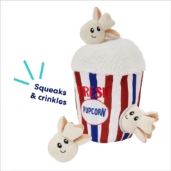 Frisco Zoomies & Chill Popcorn Hide & Seek Puzzle Plush Squeaky Dog Toy -PetPalace Picks 241679 PT3. AC SS1800 V1695748440