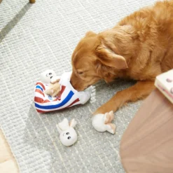 Frisco Zoomies & Chill Popcorn Hide & Seek Puzzle Plush Squeaky Dog Toy -PetPalace Picks 241679 PT6. AC SS1800 V1610756768