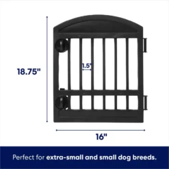 Frisco 4-Panel Dog Exercise Playpen With Door, 24-in -PetPalace Picks 244546 PT2. AC SS1800 V1604008643