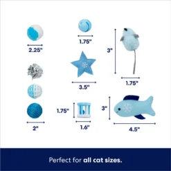 Frisco Holiday Stocking Variety Pack Cat Toy With Catnip, 25 Count -PetPalace Picks 244939 PT2. AC SS1800 V1694809487