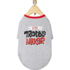 Frisco Little Trouble Maker Dog & Cat T-Shirt -PetPalace Picks 248639 PT3. AC SS1800 V1644960083