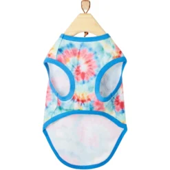 Frisco Pawsitive Vibes Tiedye Print Dog & Cat T-Shirt -PetPalace Picks 248783 PT4. AC SS1800 V1637653905