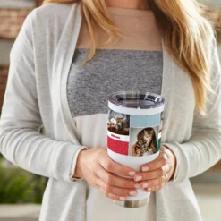 Frisco Double Walled Colored Dots Personalized Tumbler, 30-oz Cup -PetPalace Picks 249349 PT4. AC SS1800 V1608342142