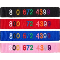 Frisco Solid Nylon Personalized Martingale Dog Collar -PetPalace Picks 249561 PT2. AC SS1800 V1603470711