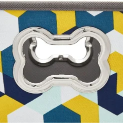 Frisco Rectangle Collapsible Pet Toy Storage Bin, Yellow Geometric -PetPalace Picks 250578 PT4. AC SS1800 V1613773591