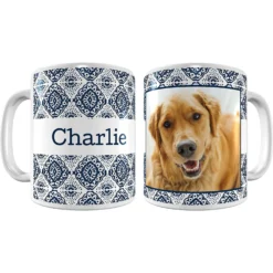 Frisco Boho Damask Personalized Coffee Mug