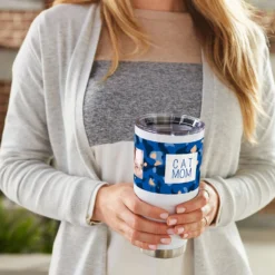Frisco Double Walled "Cat Mom" Personalized Tumbler, 30-oz Cup 9 Frisco Double Walled "Cat Mom" Personalized Tumbler, 30-oz Cup -PetPalace Picks 250743 PT4. AC SS1800 V1610774641