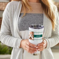 Frisco Double Walled Preppy Stripes Personalized Tumbler, 30-oz Cup -PetPalace Picks 250751 PT4. AC SS1800 V1610774844