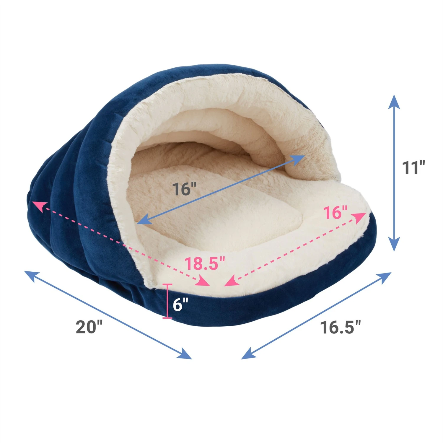 Frisco Slipper Cat & Dog Covered Bed 2 Frisco Slipper Cat & Dog Covered Bed - Image 2