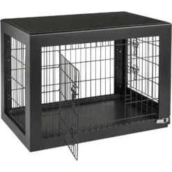 Frisco Double Door Furniture Style Dog Crate, Black 9 Frisco Double Door Furniture Style Dog Crate, Black -PetPalace Picks 253026 PT5. AC SS1800 V1617644239