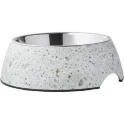 Frisco Quartz Design Stainless Steel Dog & Cat Bowl