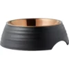 Frisco Matte Black Design Light Copper Stainless Steel Dog & Cat Bowl