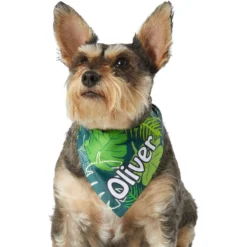 Frisco Tropical Palms Personalized Dog & Cat Bandana -PetPalace Picks 254259 PT6. AC SS1800 V1632425201