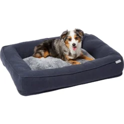 Frisco Faux Felt Orthopedic Rectangular Bolster Dog Bed W/Removable Cover 7 Frisco Faux Felt Orthopedic Rectangular Bolster Dog Bed W/Removable Cover -PetPalace Picks 255177 PT2. AC SS1800 V1616013143