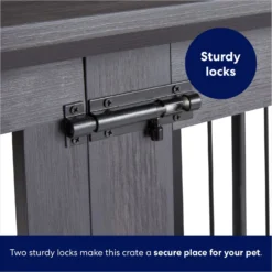 Frisco "Broadway" Dog Crate Credenza & Mat Kit -PetPalace Picks 255324 PT5. AC SS1800 V1667228604