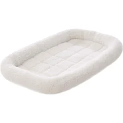 Frisco Fold & Carry Single Door Collapsible Wire Dog Crate & Frisco Quilted Dog Crate Mat -PetPalace Picks 255493 PT3. AC SS1800 V1603545088