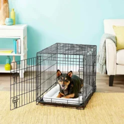 Frisco Heavy Duty Fold & Carry Double Door Collapsible Wire Dog Crate & Frisco Micro Terry Dog Crate Mat 7 Frisco Heavy Duty Fold & Carry Double Door Collapsible Wire Dog Crate & Frisco Micro Terry Dog Crate Mat -PetPalace Picks 255531 PT2. AC SS1800 V1604149293