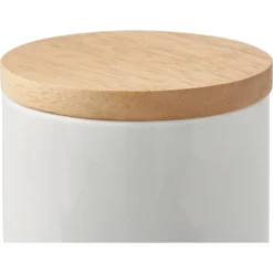 Frisco Ceramic Treat Jar With Wood Lid 9 Frisco Ceramic Treat Jar With Wood Lid -PetPalace Picks 256050 PT4. AC SS1800 V1616506588
