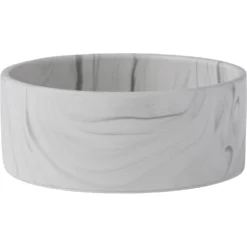 Frisco Marble Design Non-skid Ceramic Dog & Cat Bowl