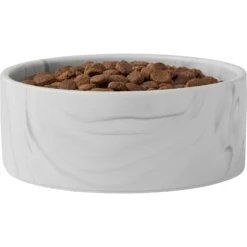 Frisco Marble Design Non-skid Ceramic Dog & Cat Bowl -PetPalace Picks 256056 PT4. AC SS1800 V1615311780