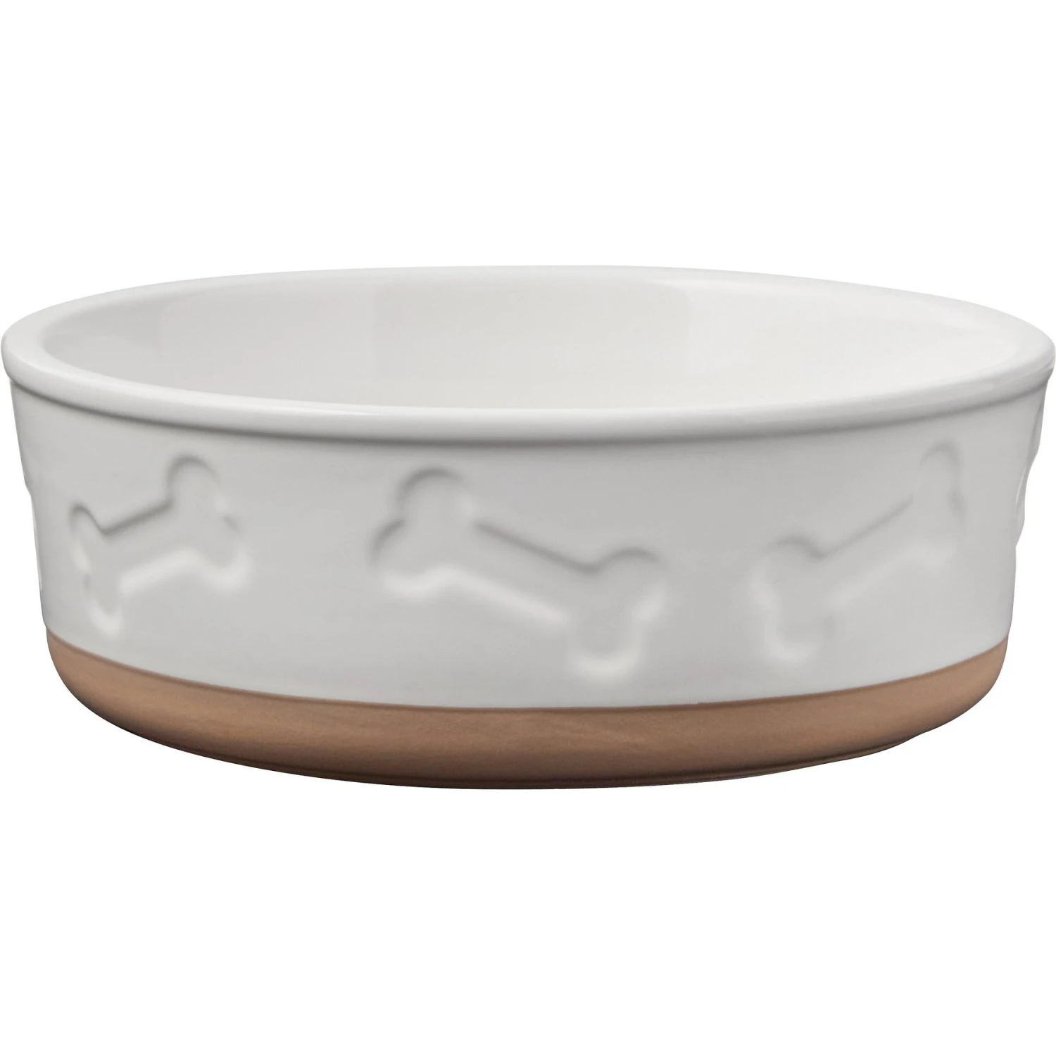 Frisco Bones Non-skid Ceramic Dog & Cat Bowl 1 Frisco Bones Non-skid Ceramic Dog & Cat Bowl